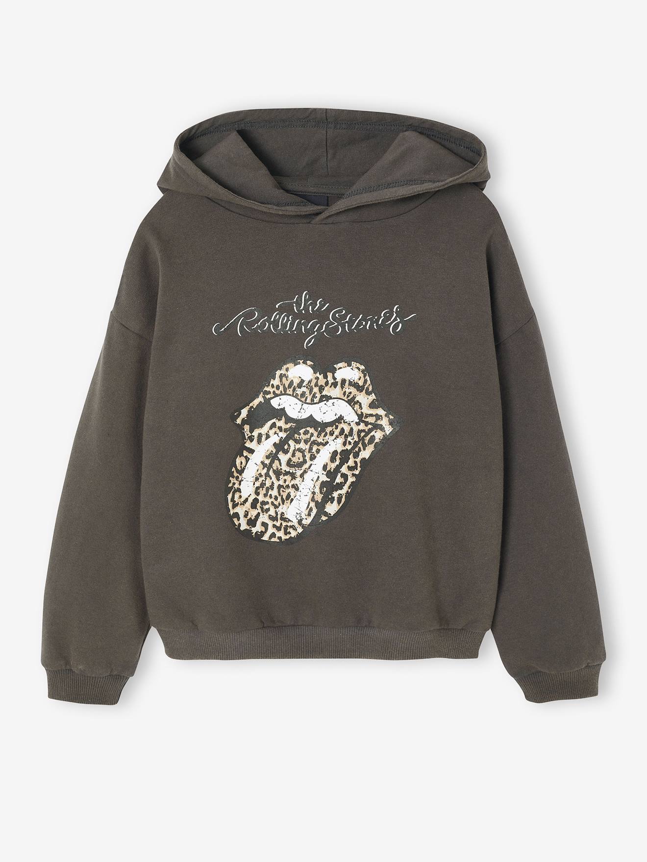 Sweat The Rolling Stones® com capuz, para menina  antracite