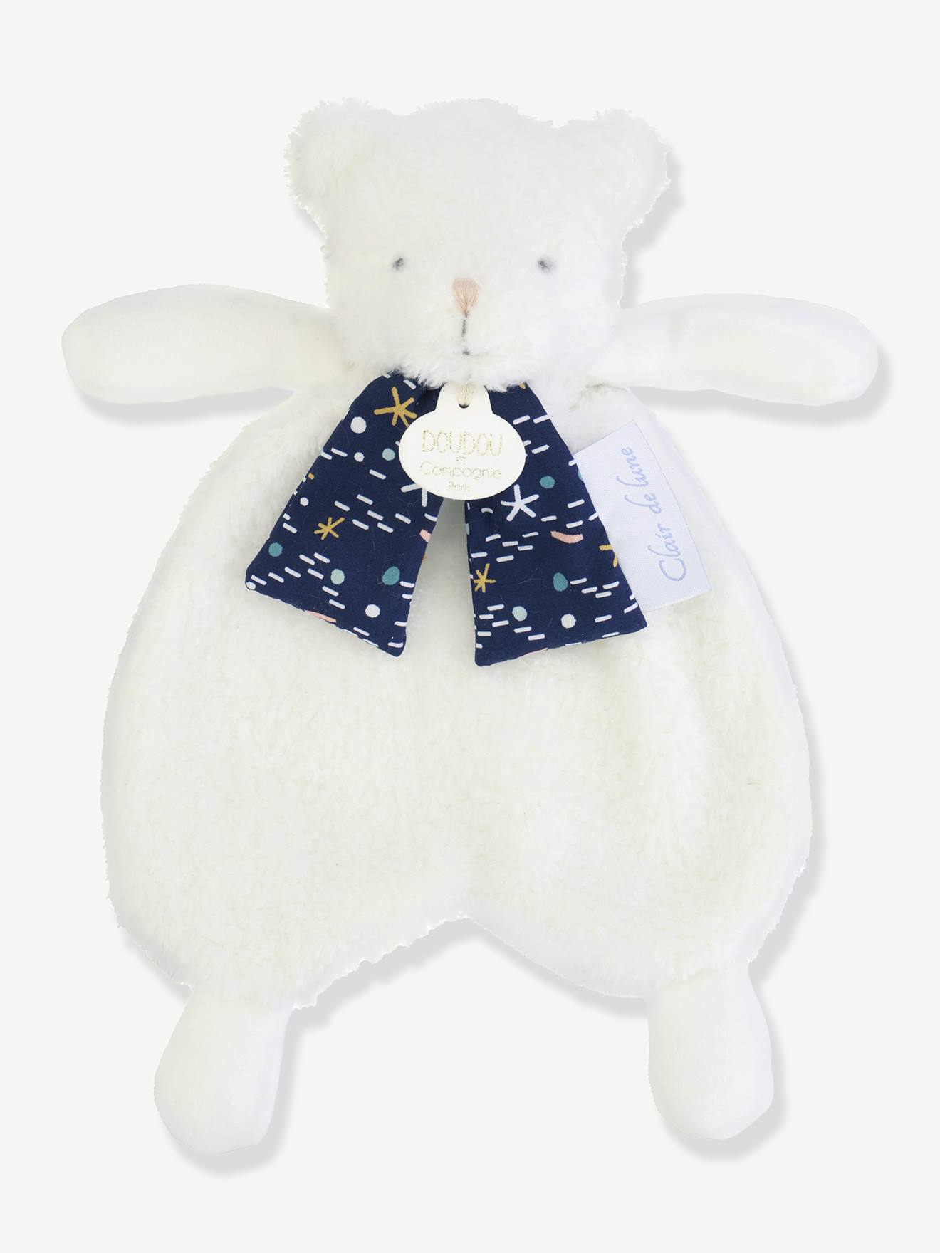 CLAIR DE LUNE - Urso Peluche 26 cm - DOUDOU & COMPAGNIE branco