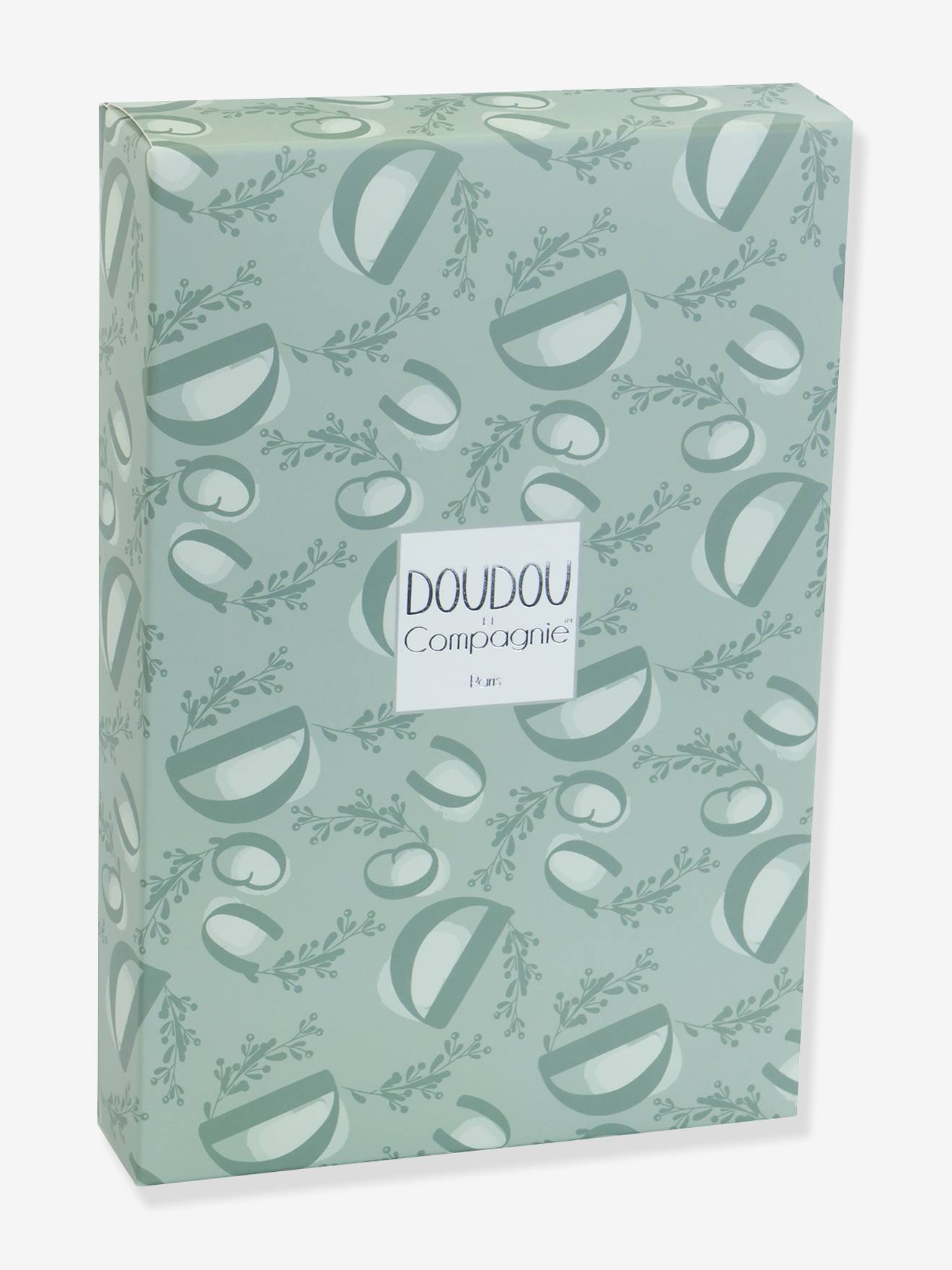 Doudou coelho  verde-salva