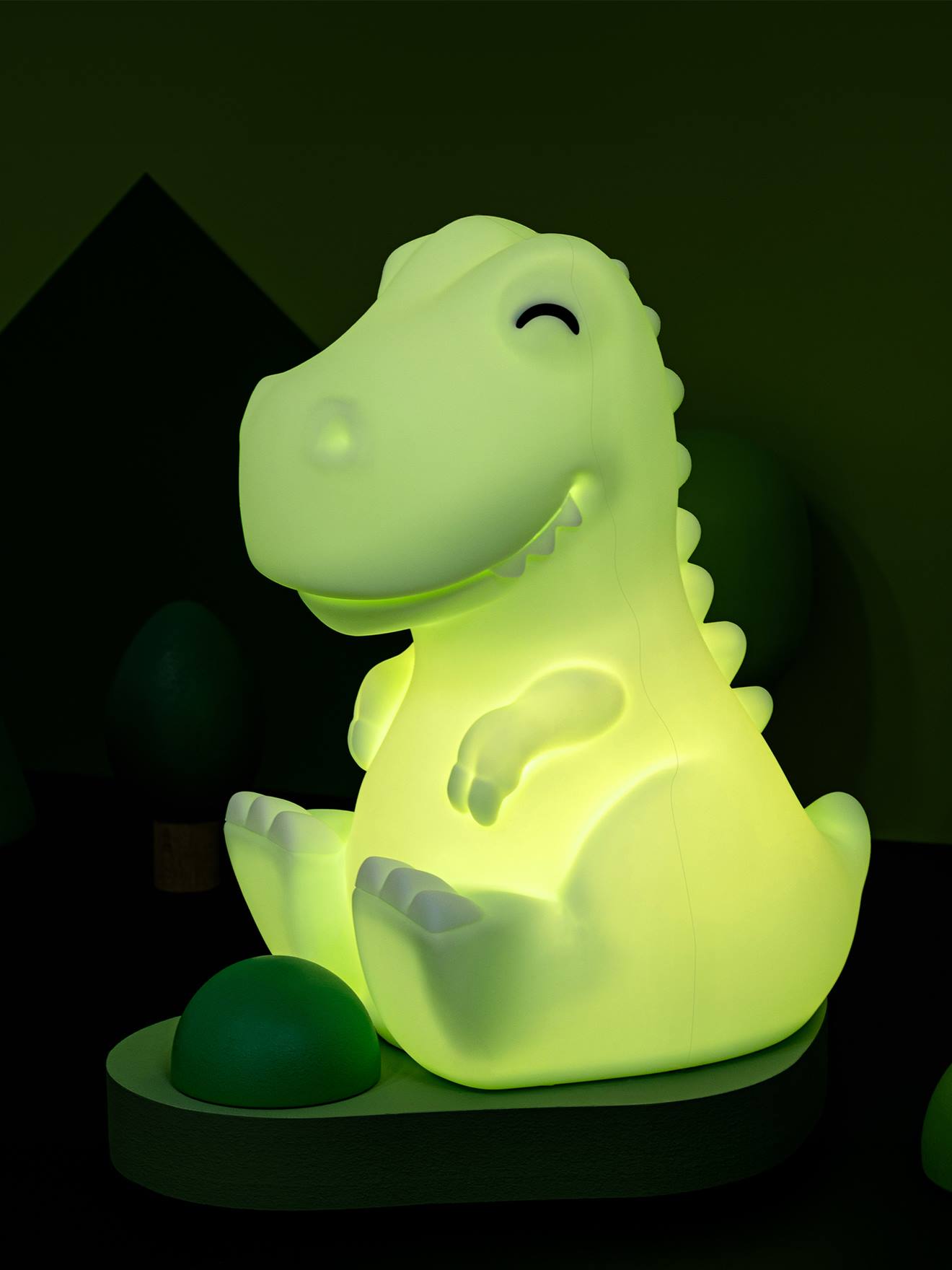 Luz de presença flexível Rex o dinossauro Dhink  branco
