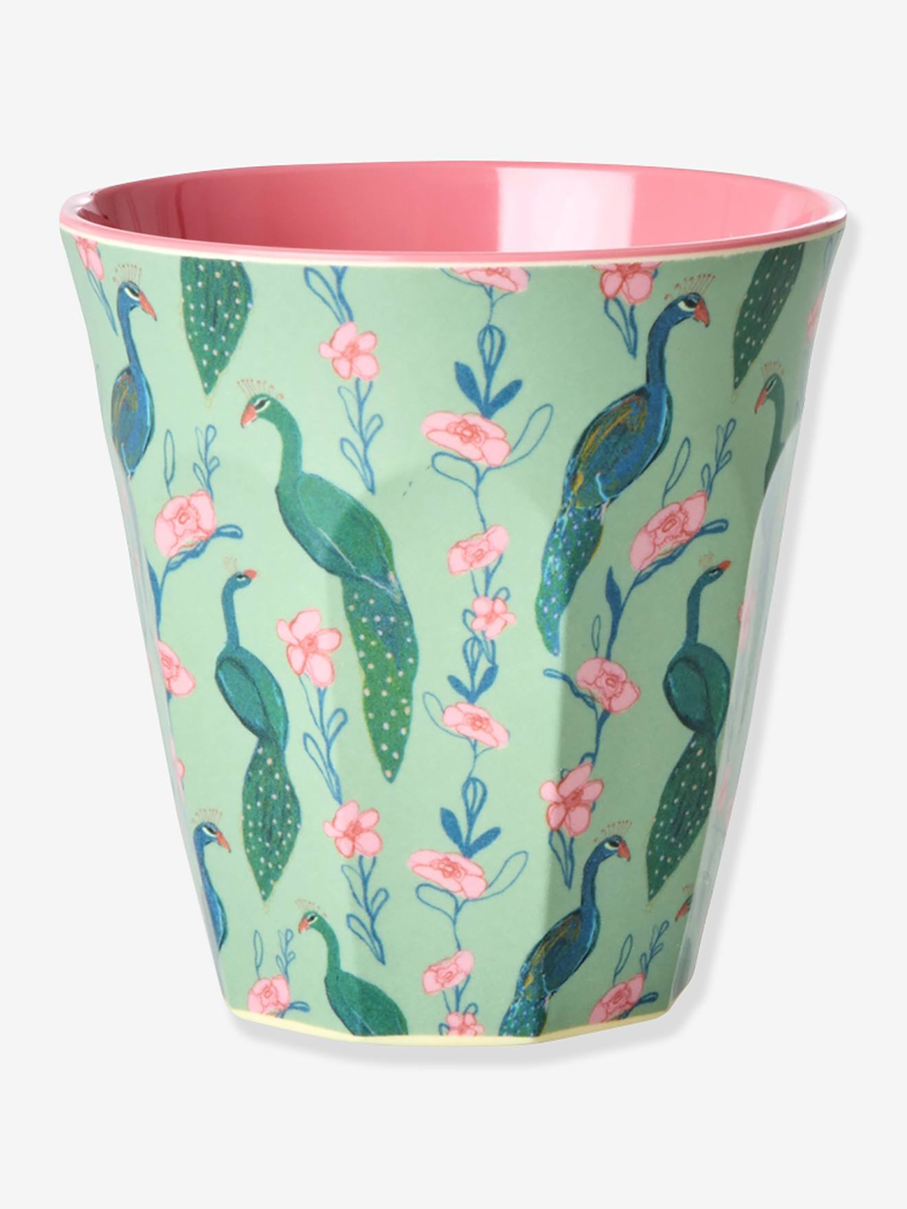 Conjunto de 6 copos de melamina médios ALL YOU NEED IS LOVE AND... PRINTS rice 250 ml multicolor