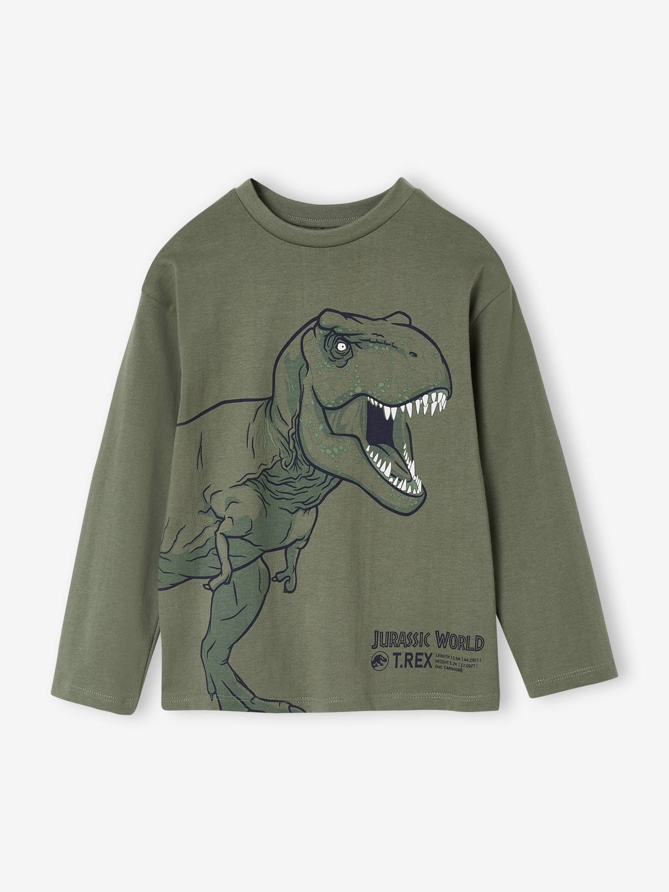 Pijama bicolor Jurassic World®, para menino  líquen