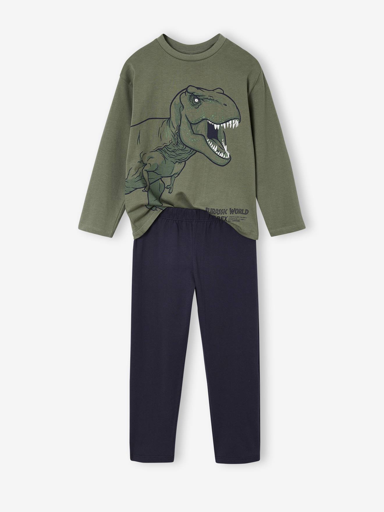 Pijama bicolor Jurassic World®, para menino  líquen