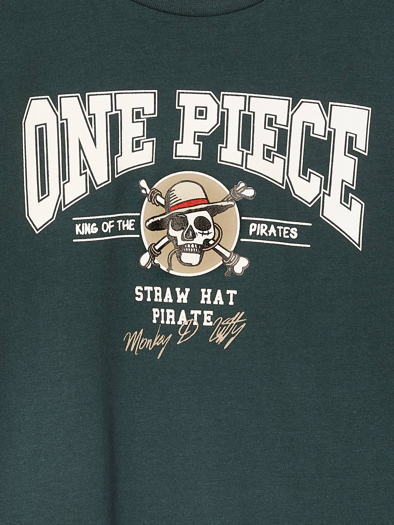 Camisola One Piece, para menino  verde-abeto