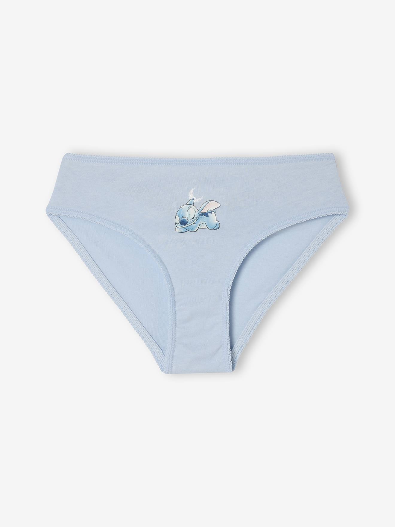 Lote de 5 Cuecas Disney® Lilo & Stitch, para menina azul-céu