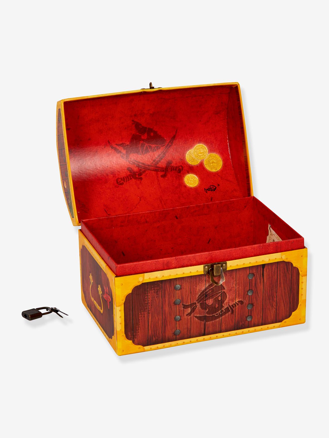 Baú do tesouro para menino Capt'n Sharky Die Spiegelburg castanho