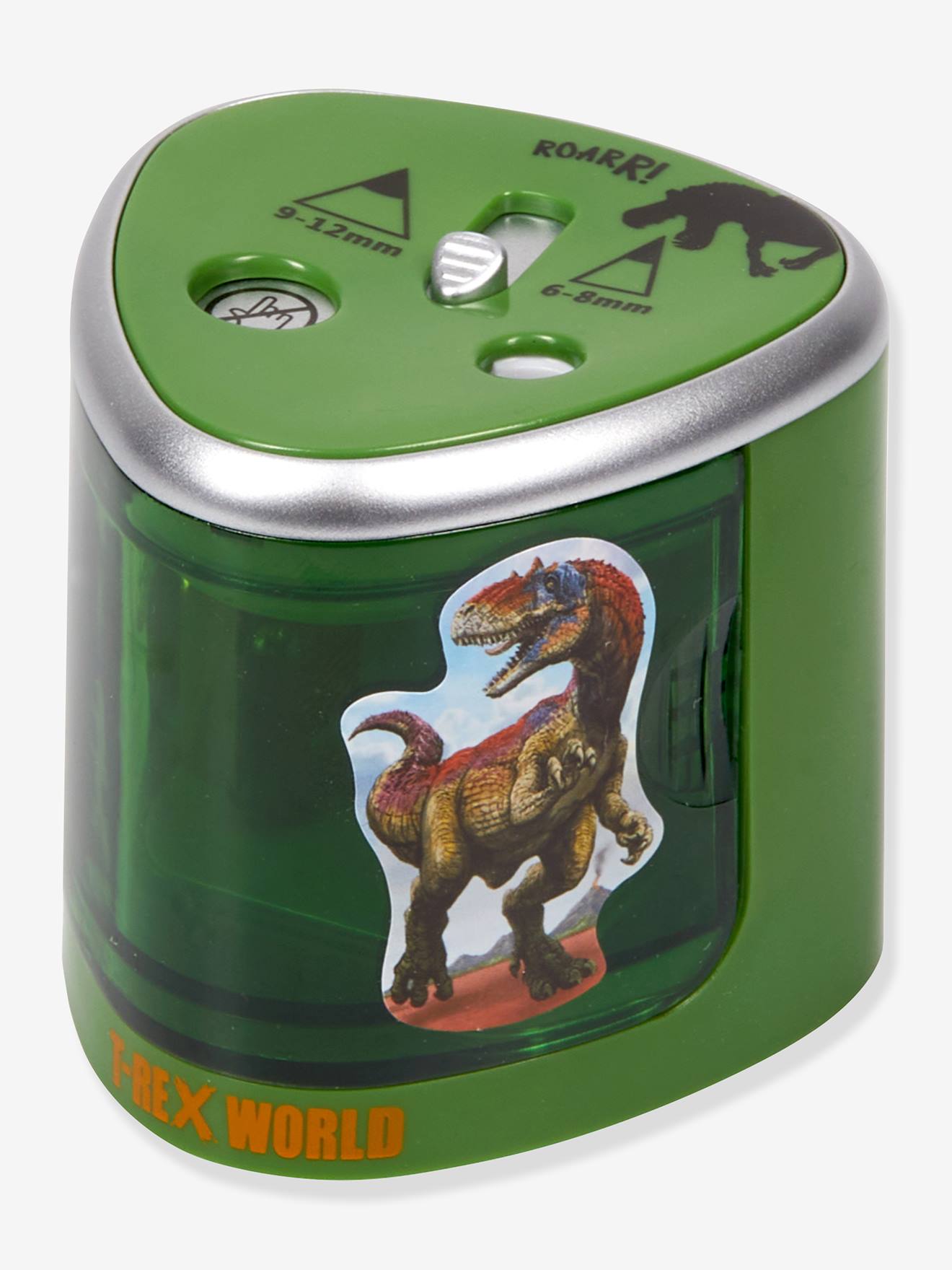 Afia-lápis Elétrico T-REX WORLD Die Spiegelburg verde