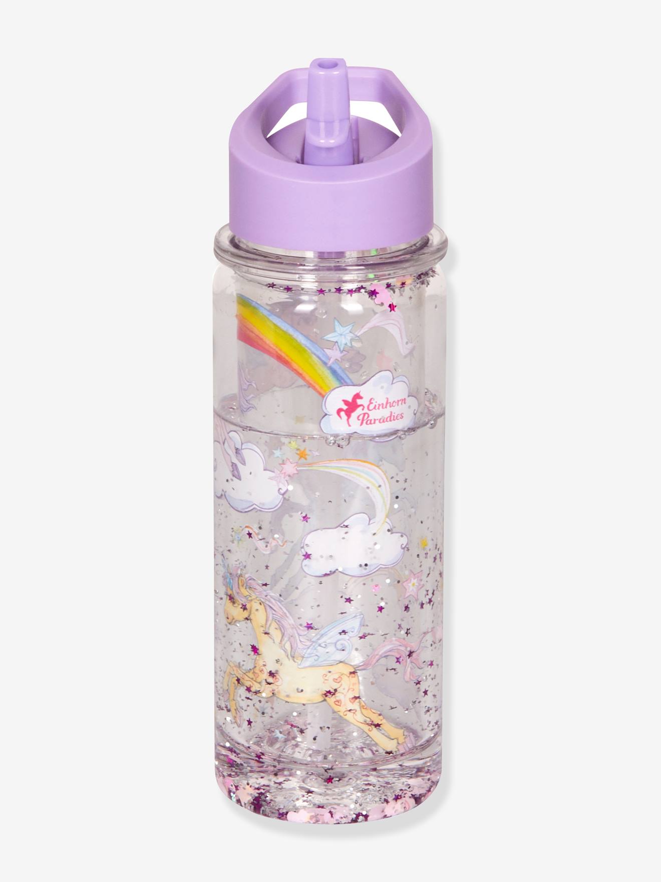 Garrafa com glitter para menina EINHORN-PARADIES Die Spiegelburg, 300 ml multicolor