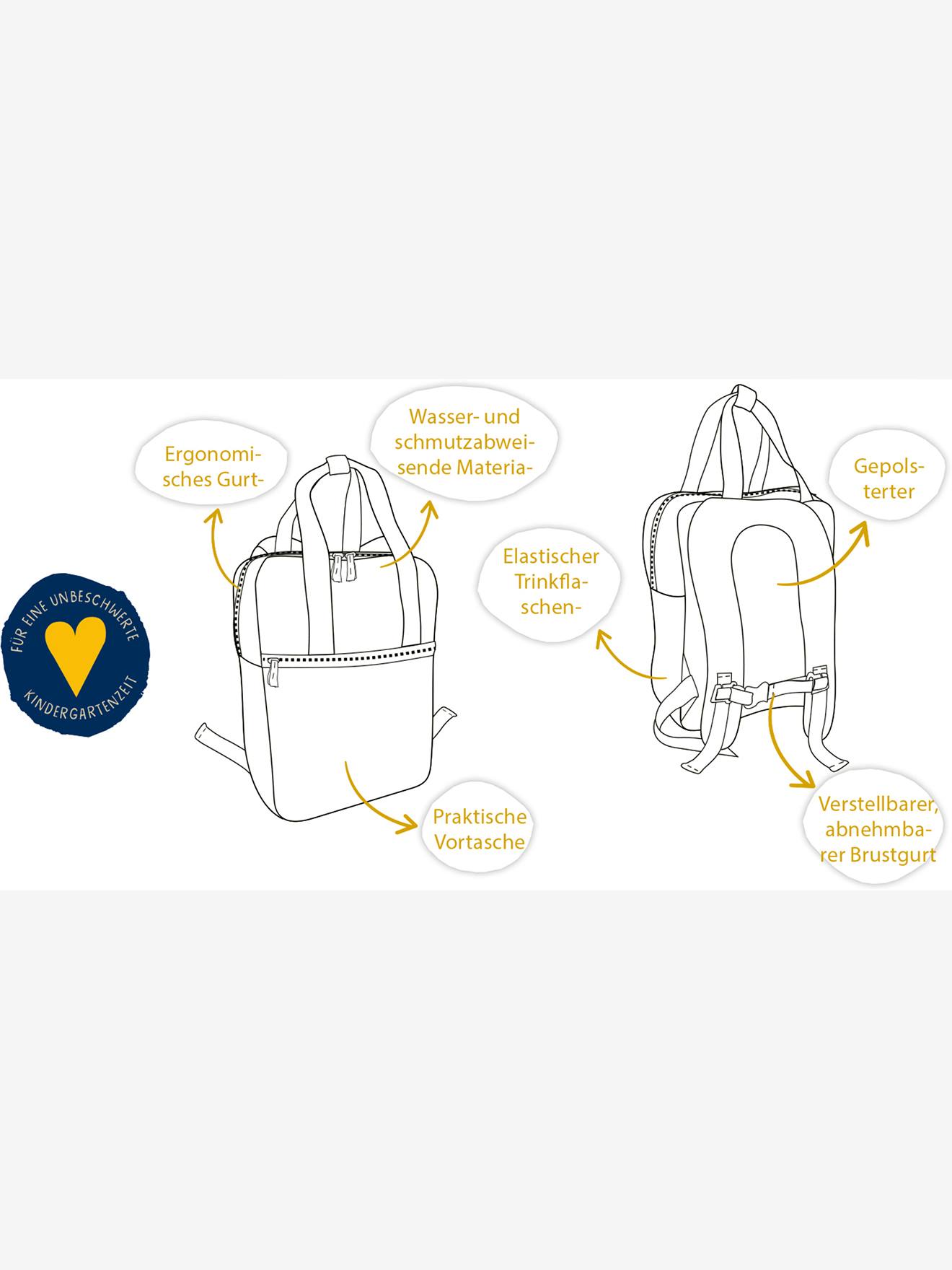 Mochila para menino FUSSBALL Die Spiegelburg multicolor