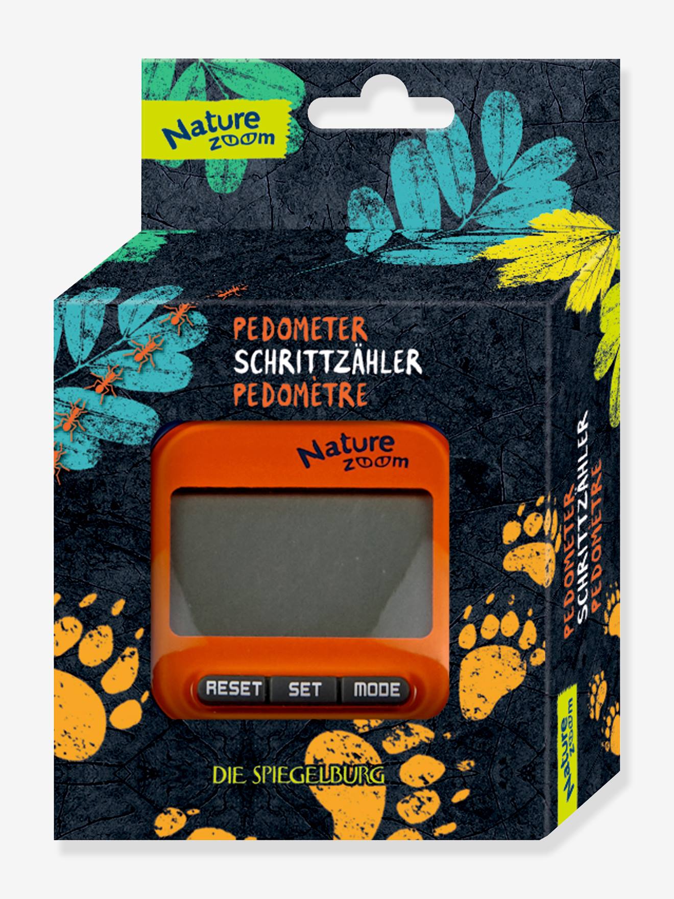 Pedómetro NATURE ZOOM Die Spiegelburg laranja