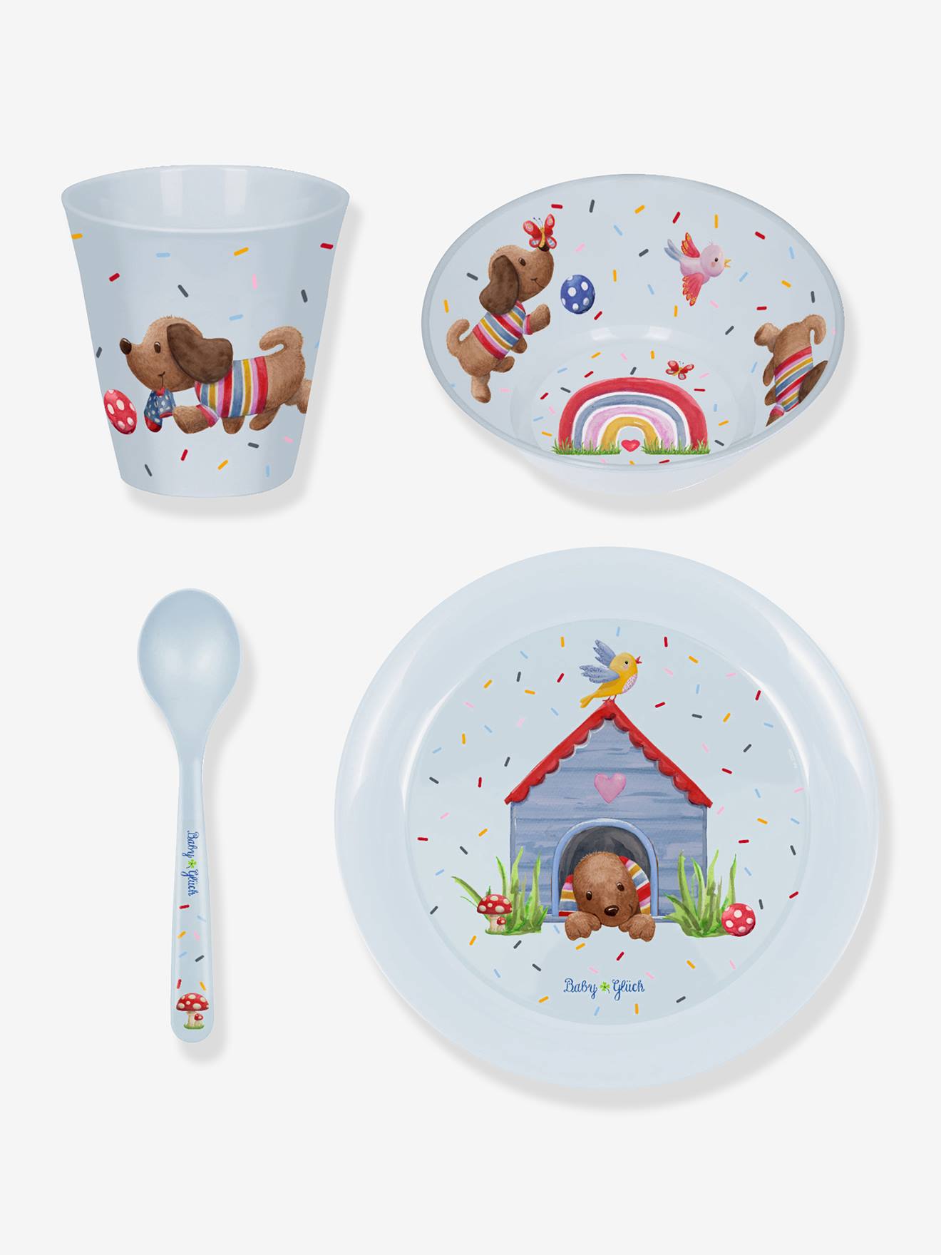 Conjunto de louça para bebé DACKEL Die Spiegelburg multicolor