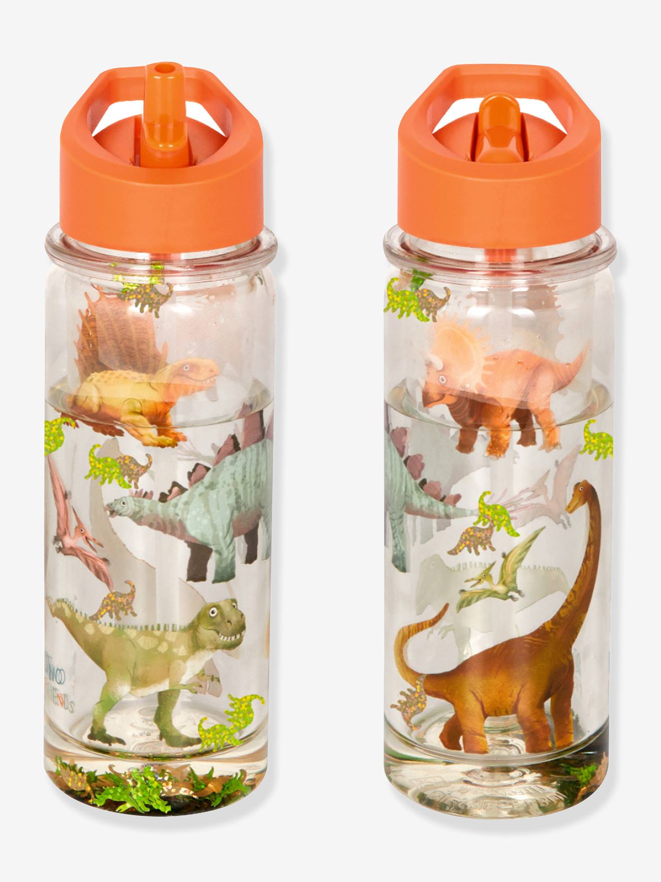 Garrafa brilhante para criança DINO FRIENDS Die Spiegelburg 300 ml multicolor