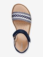 Sandálias de menina, Karly Girl, GEOX® AZUL ESCURO LISO 