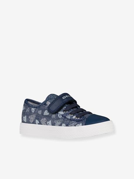 Sapatilhas para menina Ciak Girl J da GEOX® AZUL ESCURO LISO+ROSA CLARO LISO 