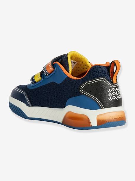 Sapatilhas para menino, Inek Boy C da GEOX® AZUL ESCURO LISO 