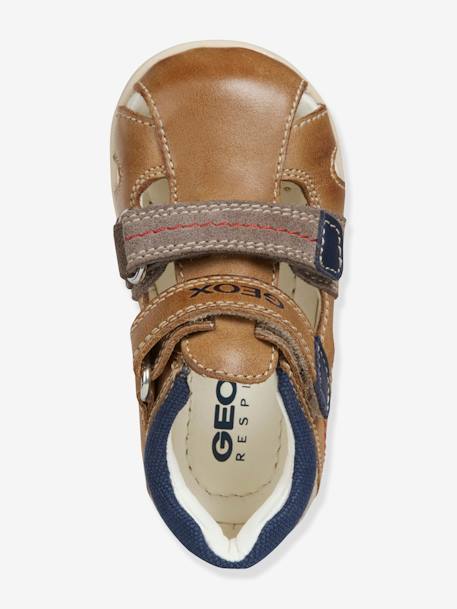 Sandálias para bebé menino, Kaytan Boy B, da GEOX® AZUL ESCURO LISO+CASTANHO CLARO LISO 