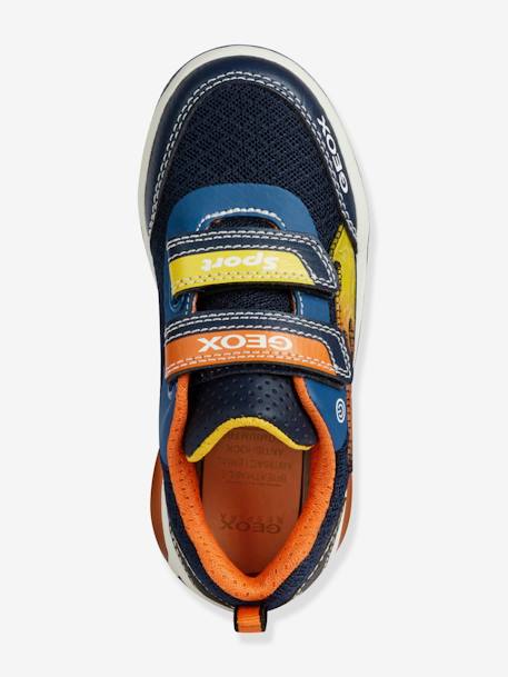 Sapatilhas para menino, Inek Boy C da GEOX® AZUL ESCURO LISO 