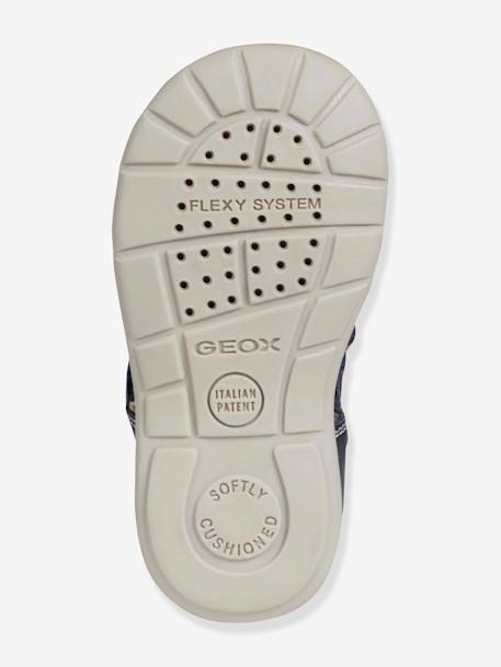 Sandálias para bebé menino, Kaytan Boy B, da GEOX® AZUL ESCURO LISO+CASTANHO CLARO LISO 