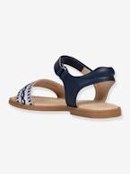 Sandálias de menina, Karly Girl, GEOX® AZUL ESCURO LISO 
