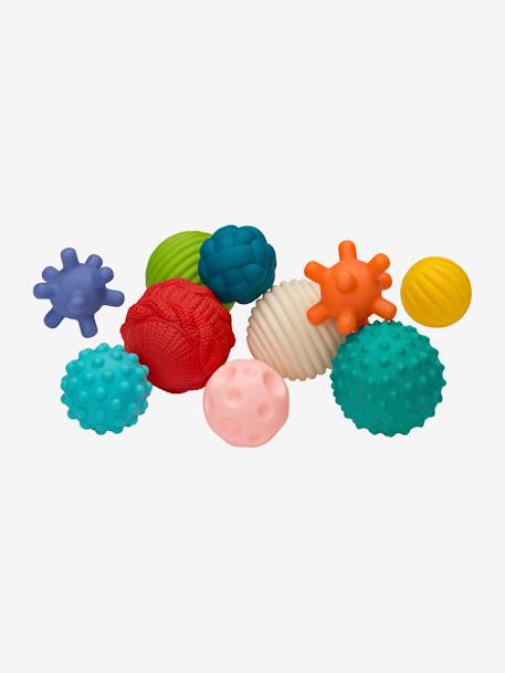 Conjunto de 10 bolas sensoriais, da INFANTINO multicolor 