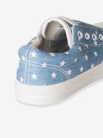 Sapatilhas com elástico, em tecido, para menina AZUL MEDIO ESTAMPADO+PRETO MEDIO LISO+ROSA CLARO ESTAMPADO+ROSA MEDIO LISO COM MOTIVO 