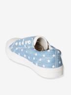 Sapatilhas com elástico, em tecido, para menina AZUL MEDIO ESTAMPADO+PRETO MEDIO LISO+ROSA CLARO ESTAMPADO+ROSA MEDIO LISO COM MOTIVO 