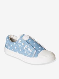 Calçado-Calçado menina (23-38)-Sapatilhas com elástico, em tecido, para menina