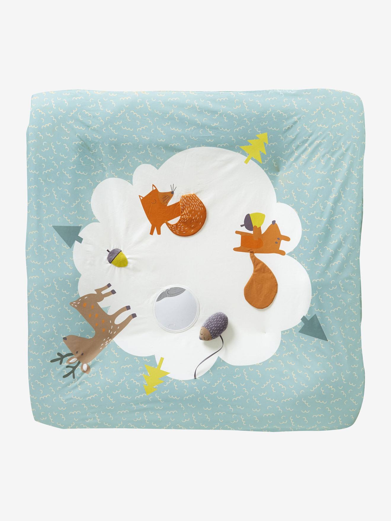 Fundo de parque  Softn play branco/estrelas