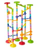 Circuito de berlindes (+100 peças) Azul vivo bicolor/multicolor 