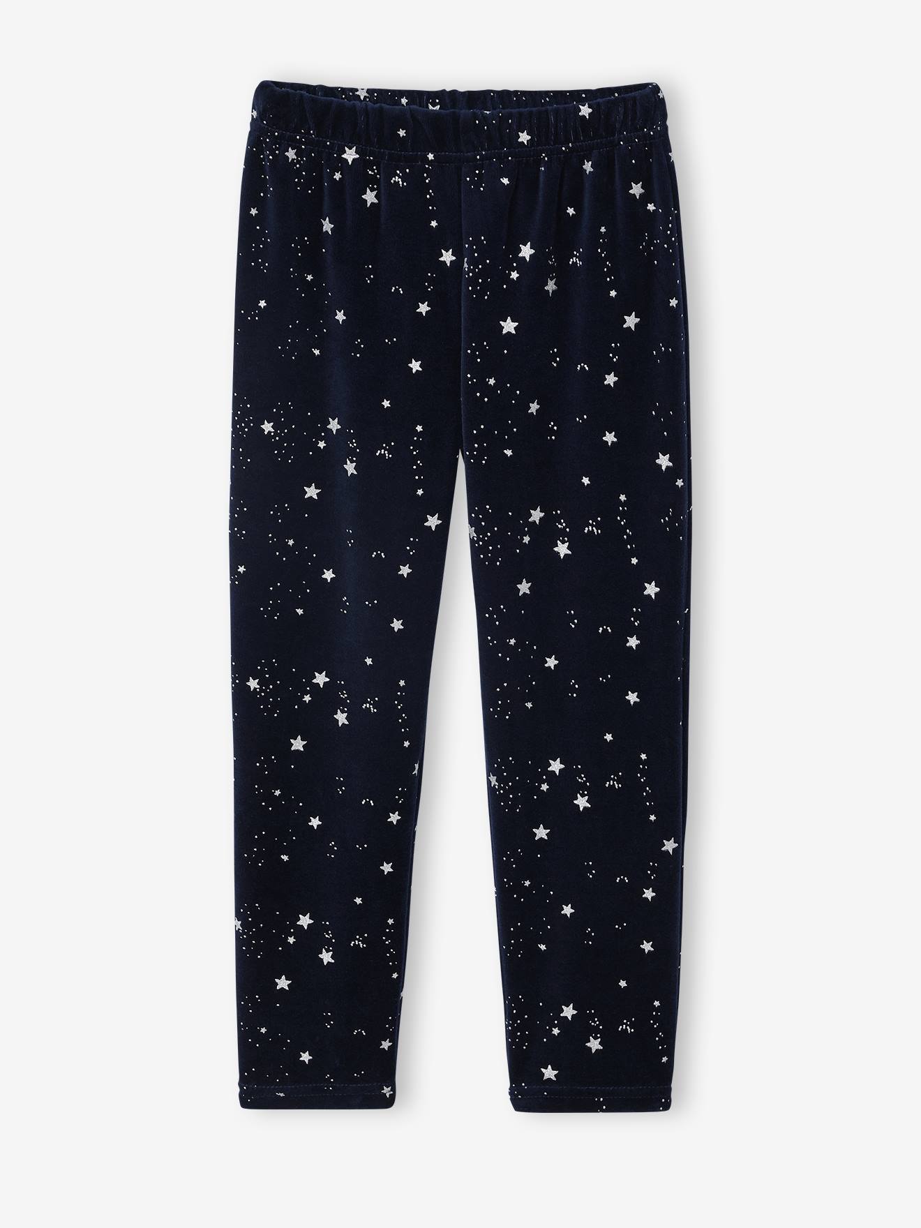 Pijama Disney® Lilo & Stitch em veludo, para menina  marinho