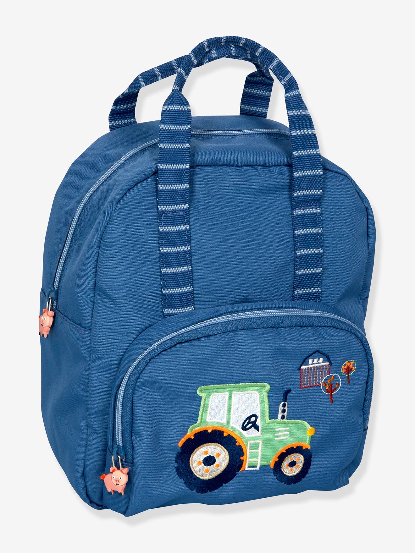 Mochila para menino TRAKTOR Die Spiegelburg azul medio