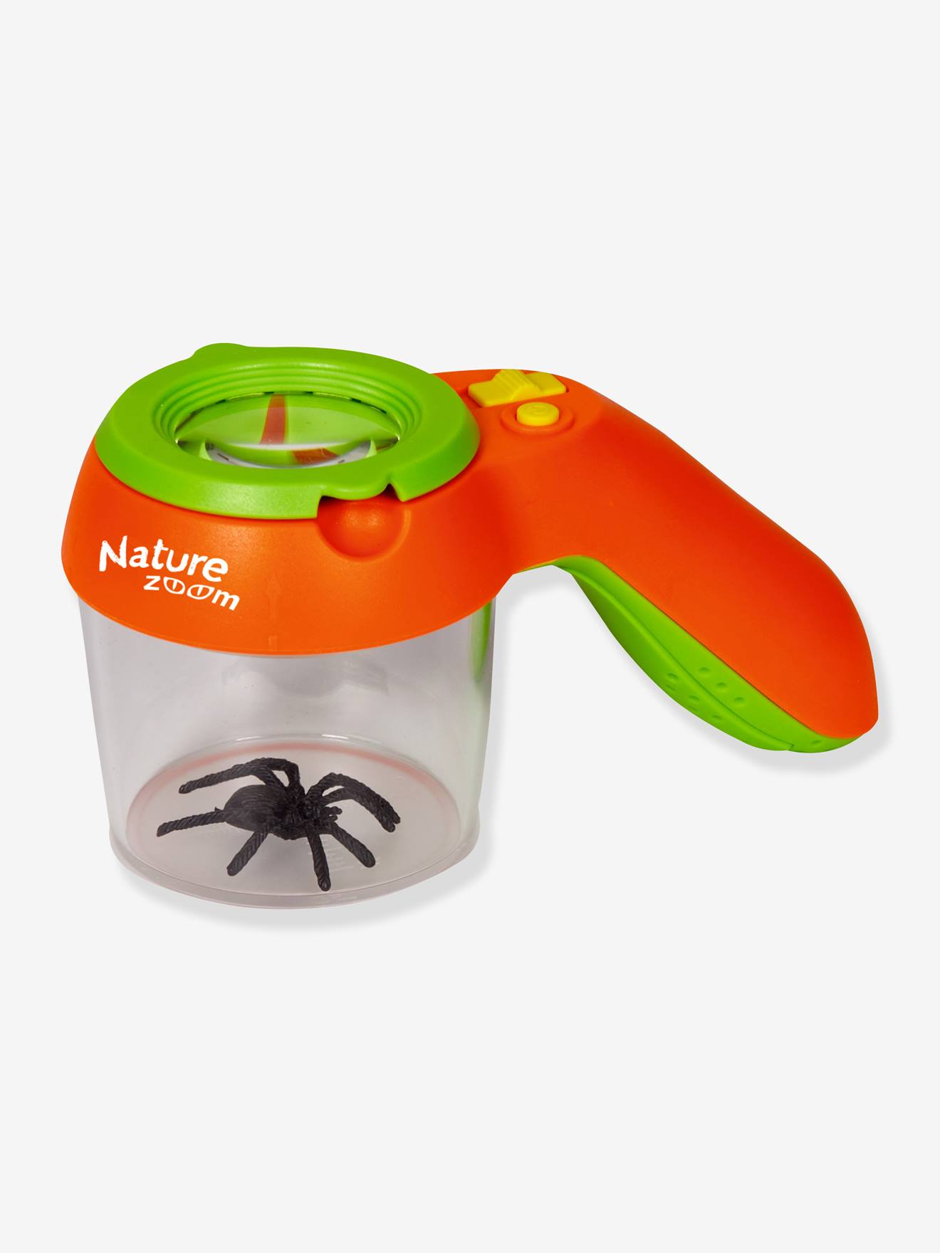 Caixa com Lupa e Luz NATURE ZOOM Die Spiegelburg laranja