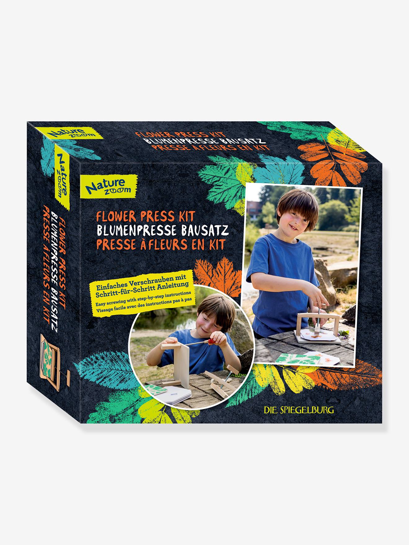 Prensa de Flores NATURE ZOOM, Kit de Montagem Die Spiegelburg madeira