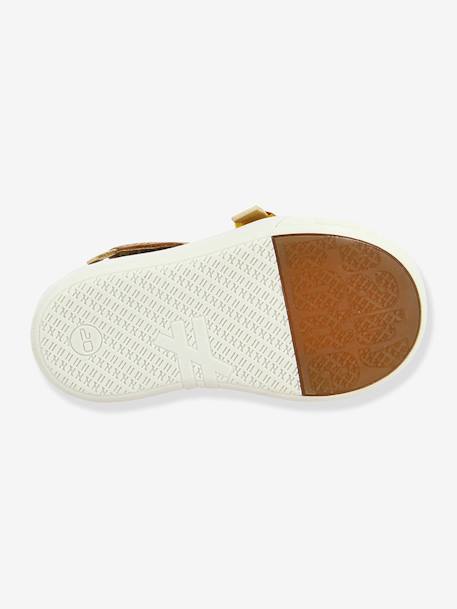 Botinhas em pele Snow da Babybotte®, para bebé menino AMARELO MEDIO LISO+AZUL VIVO LISO 