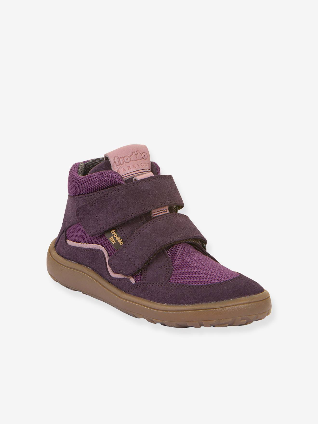 Sapatilhas barefoot com velcro para criança BAREFOOT TEX AUTUMN Froddo violeta