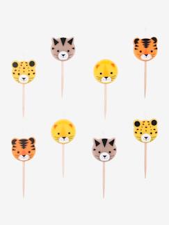 Brinquedos-Doudous e brinquedos em tecido-Lote de 5 velas de aniversário MY LITTLE DAY