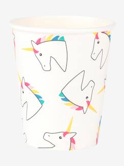 Brinquedos-Doudous e brinquedos em tecido-Lote de 8 copos em papel MY LITTLE DAY