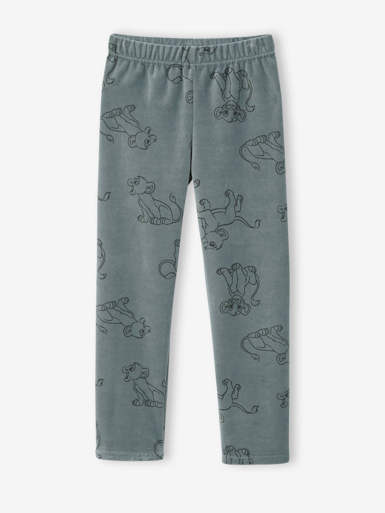 Pijama Disney® O Rei Leão em veludo, para menino   verde estampado