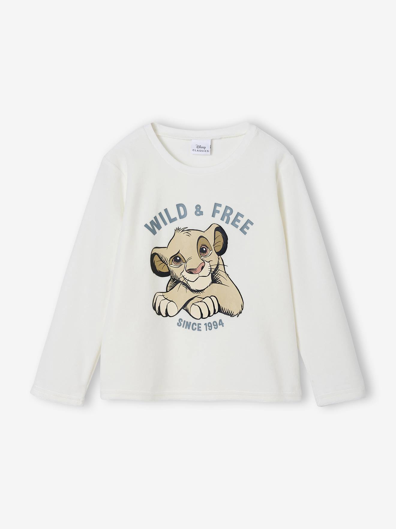 Pijama Disney® O Rei Leão em veludo, para menino   verde estampado