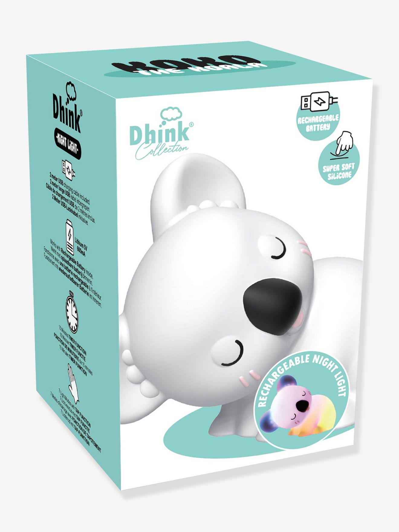 Luz de presença flexível Coco o coala Dhink  branco