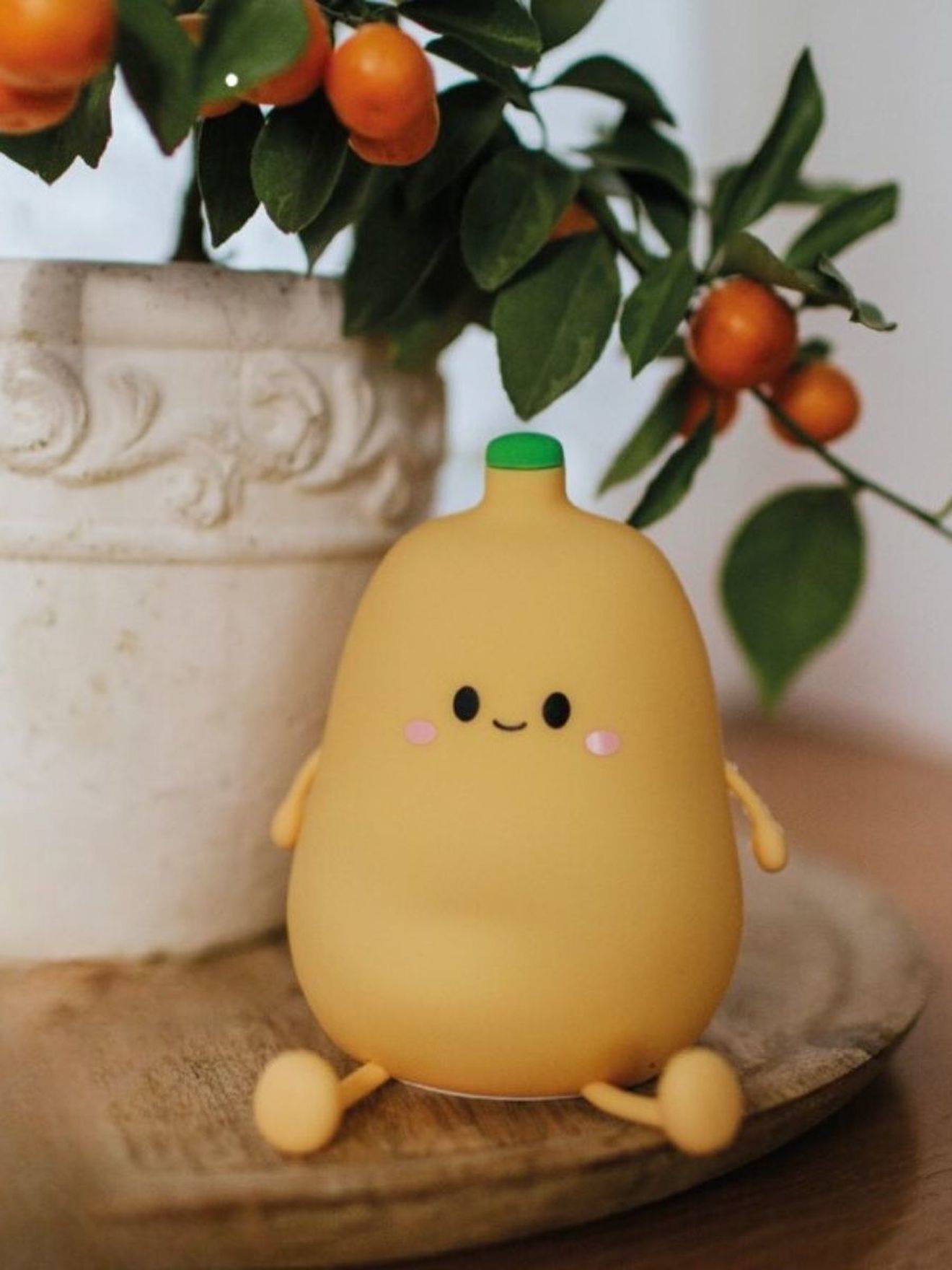 Luz de presença recarregável Banane  amarelo