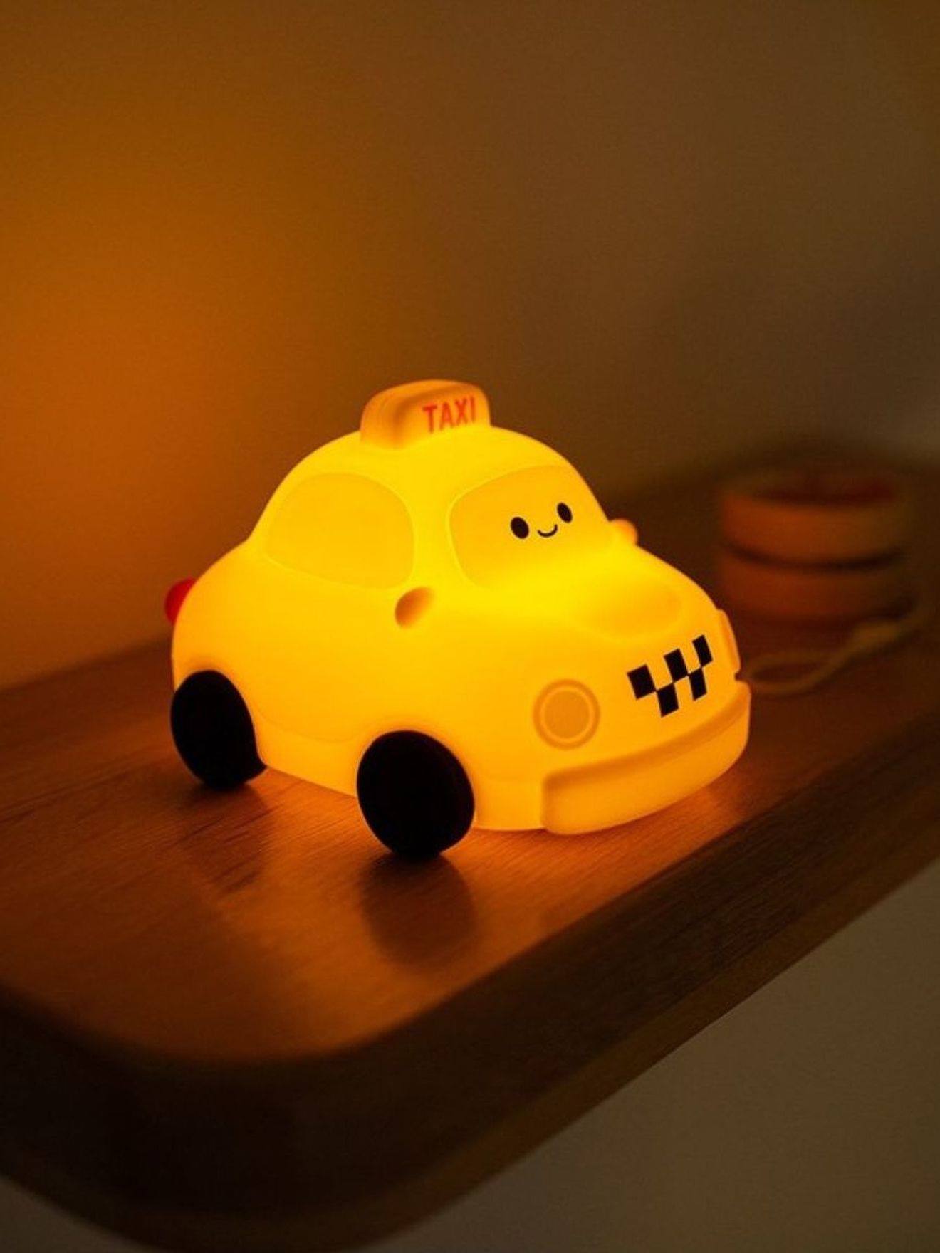 Luz de presença recarregável Taxi  amarelo