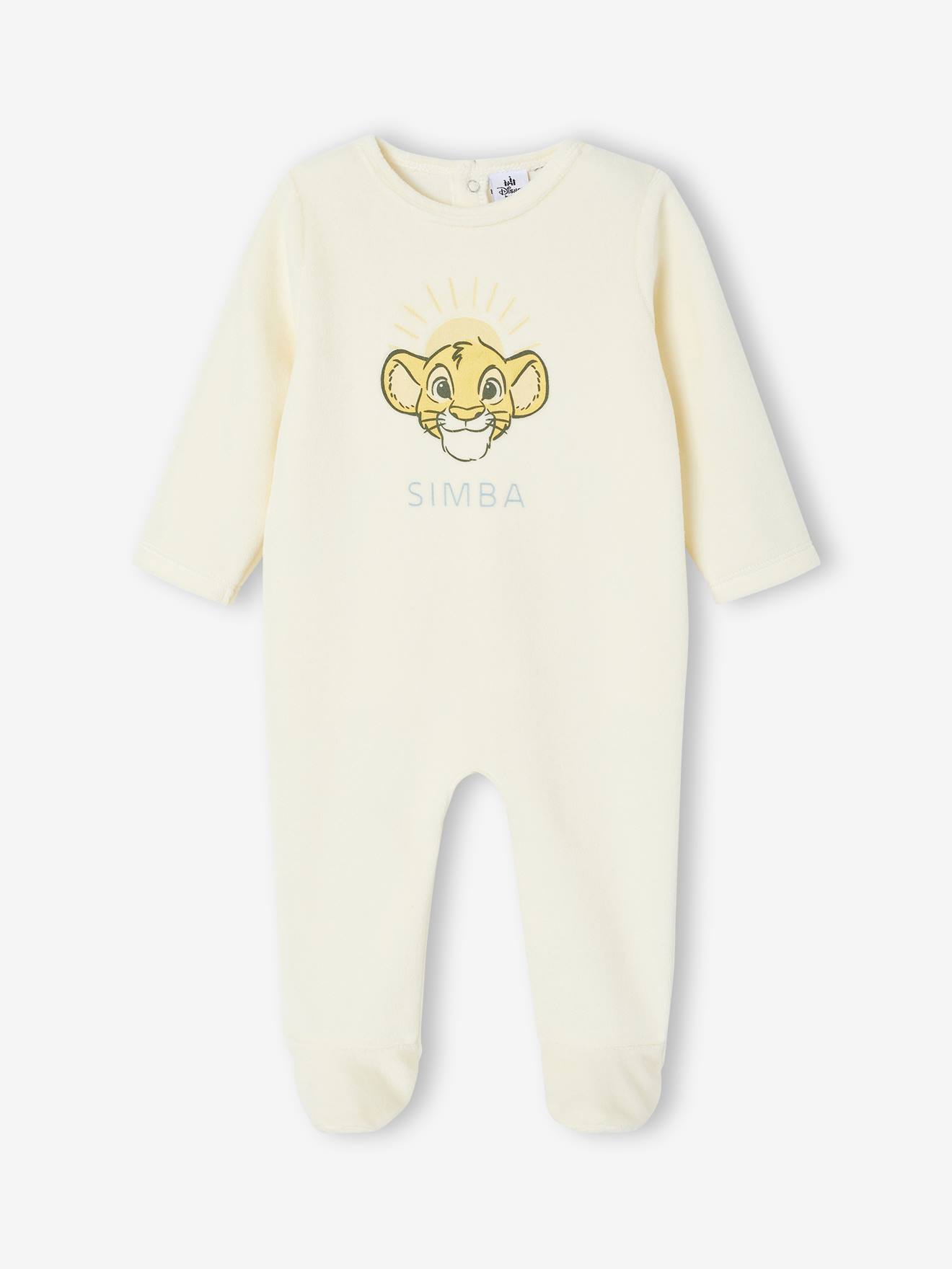 Lote de 2 pijamas Disney® O Rei Leão em veludo, para bebé azul-céu