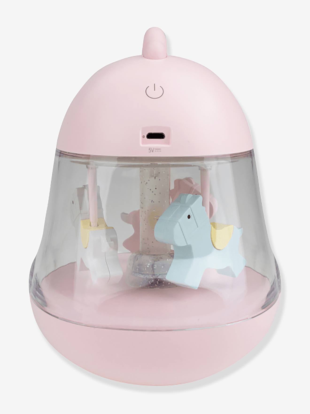 Luz de presença recarregável, Caixa de música  rosa