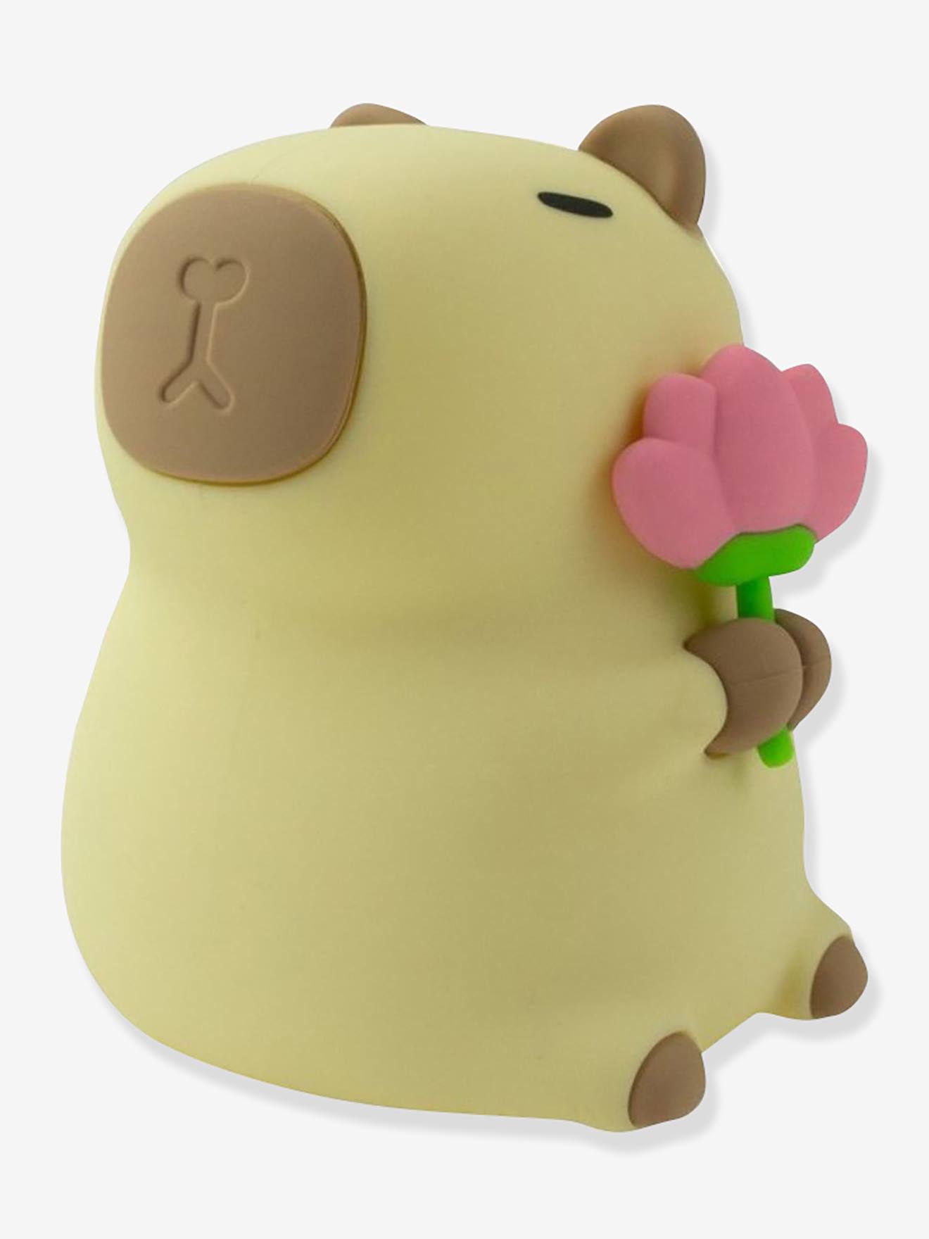 Luz de presença recarregável Capybara florista  bege