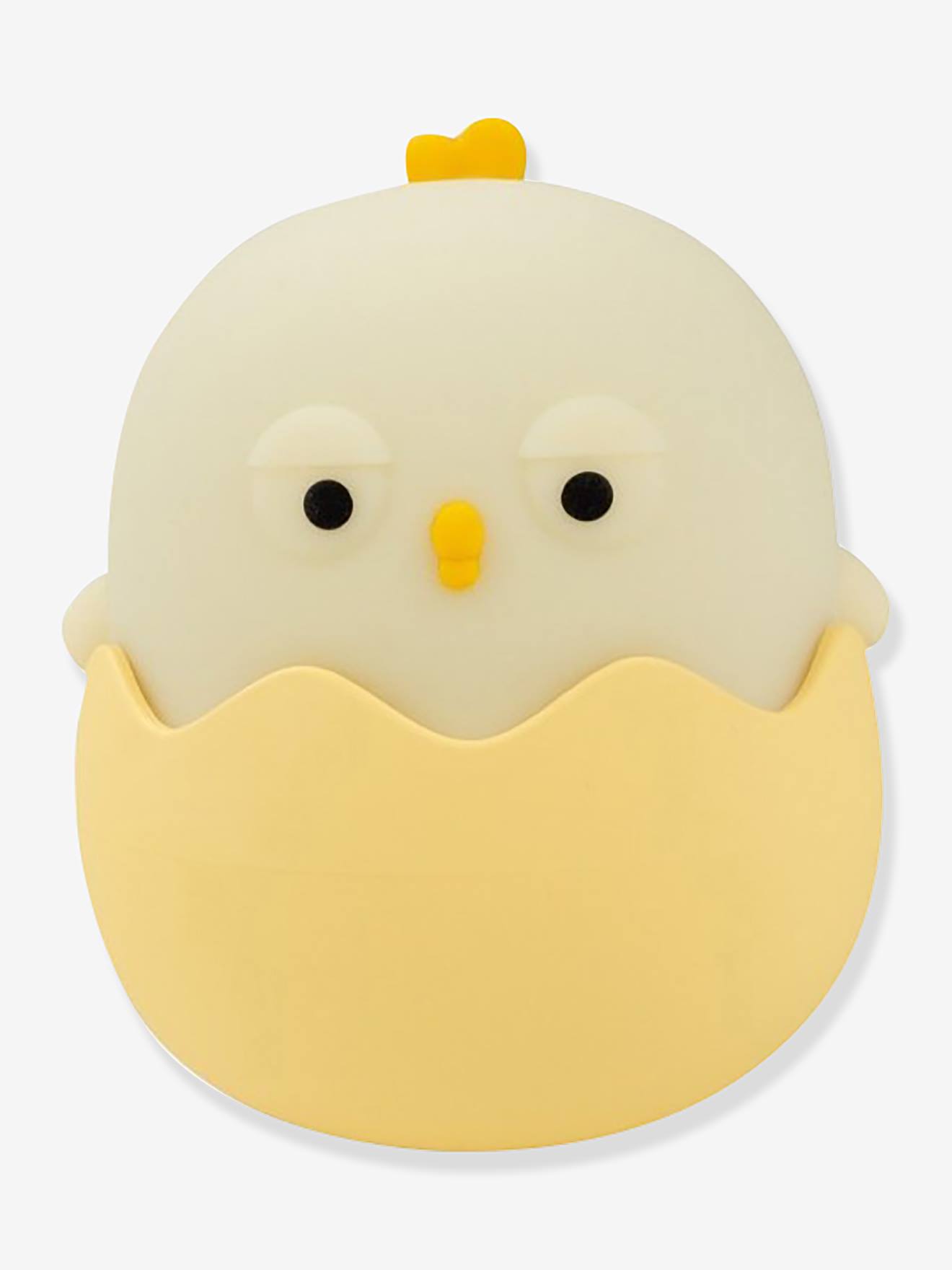 Luz de presença recarregável em forma de pintainho  amarelo