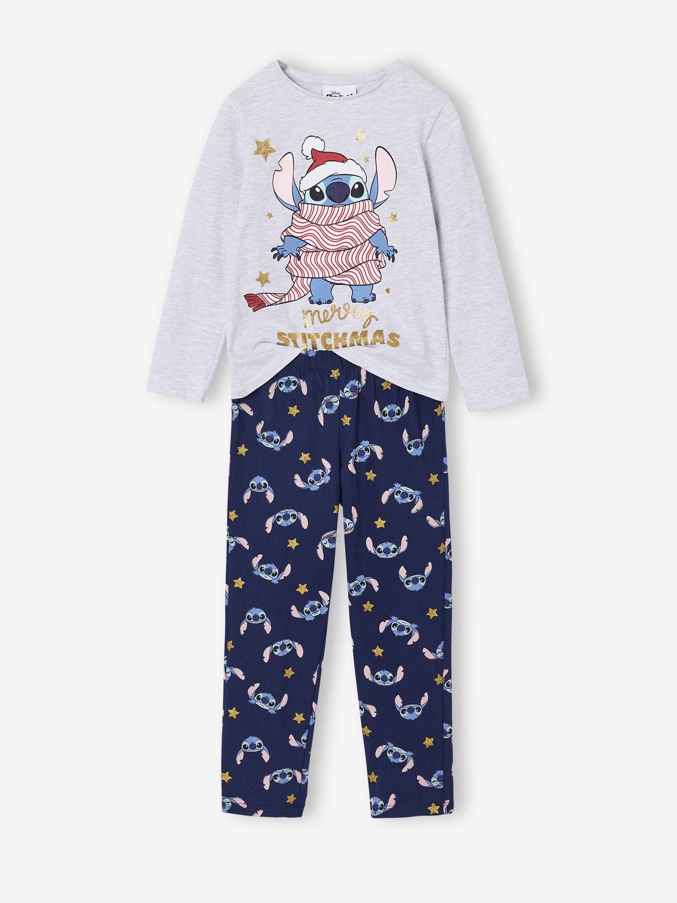 Pijama de Natal Disney LILO & STITCH, para menina  marinho