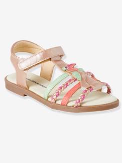 Calçado-Calçado menina (23-38)-Sandálias com barra autoaderente, para menina, coleção autonomia