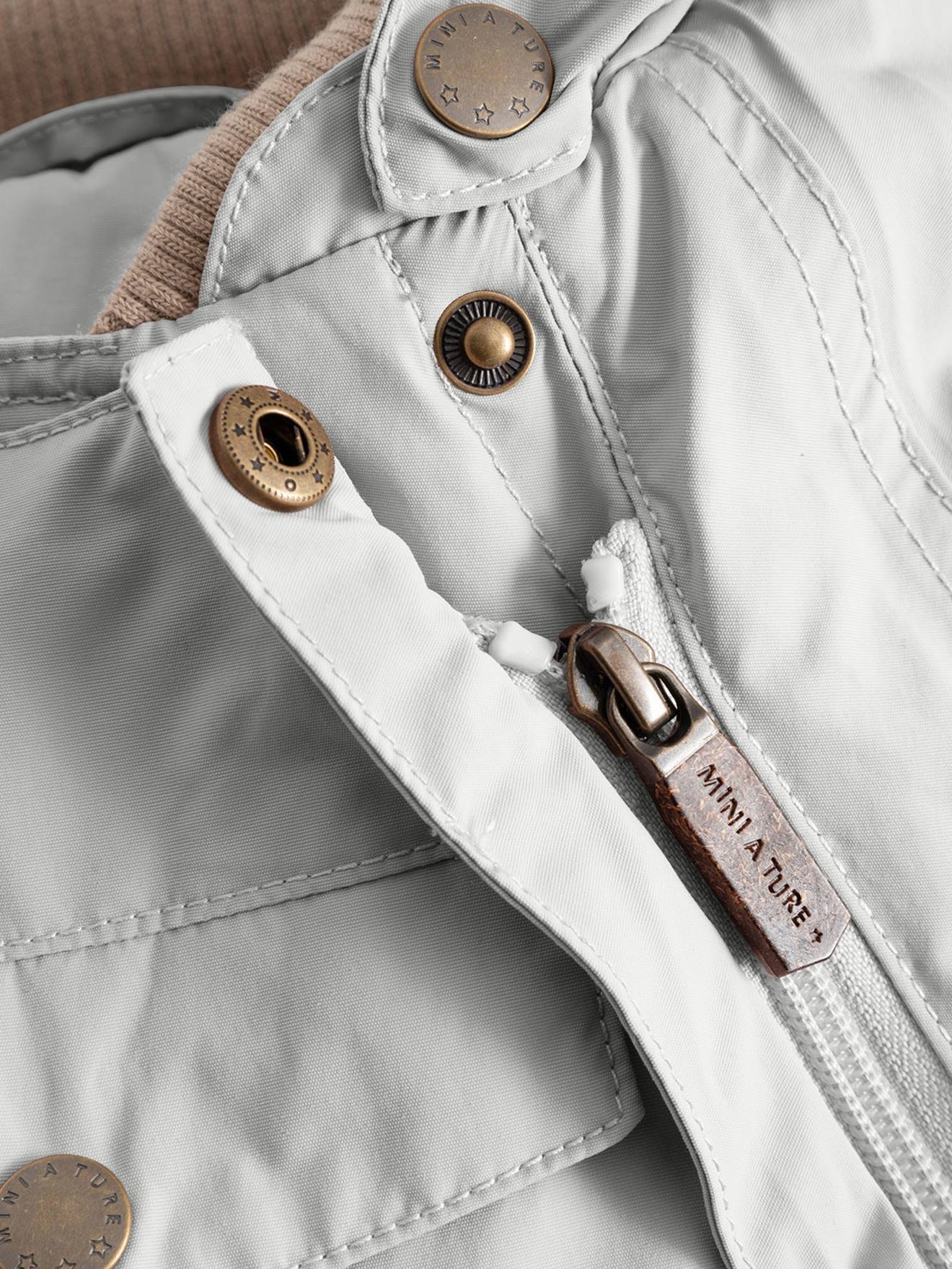 Macacão de neve forrado a polar MATWISTI para criança MINI A TURE azul-acinzentado