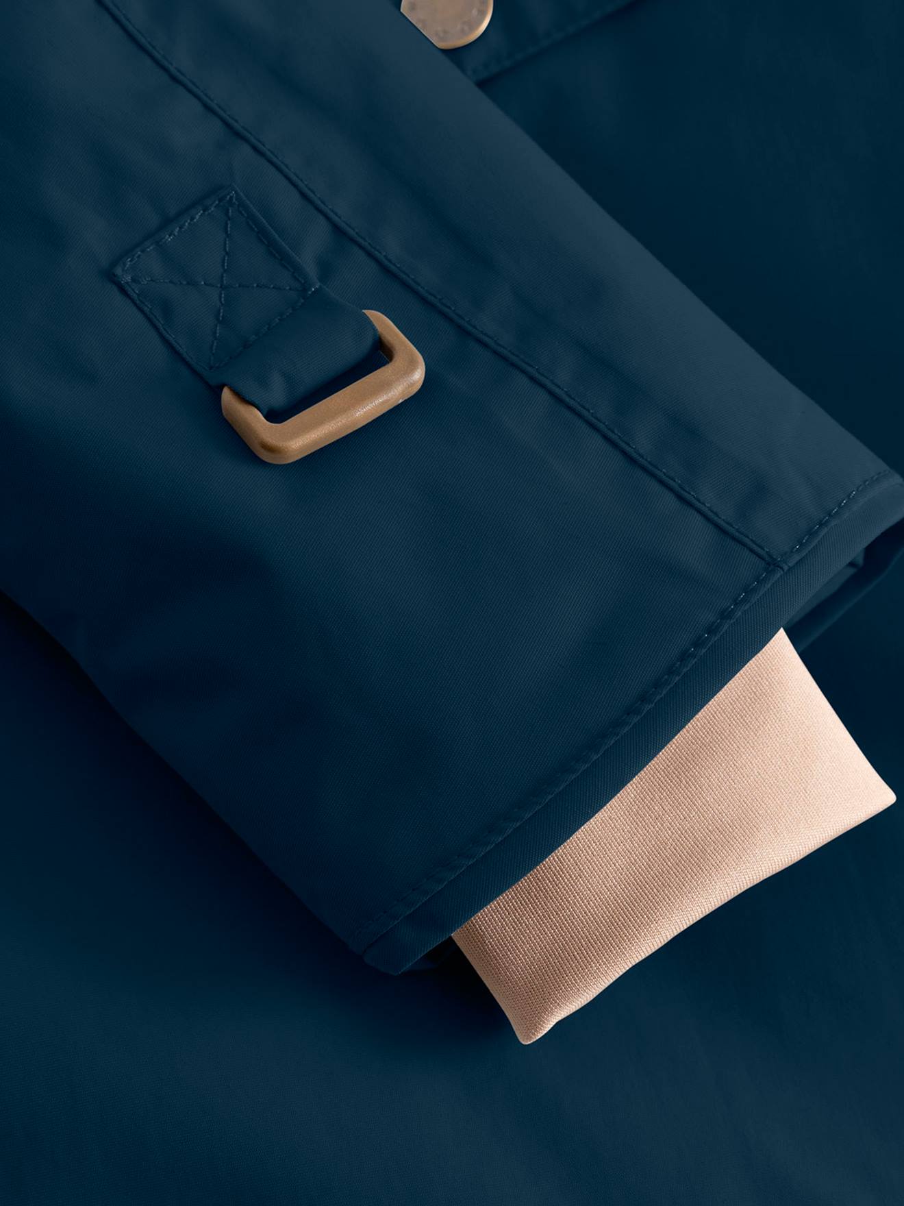 Casaco de inverno com forro polar MATWANG MINI A TURE para criança azul-escuro